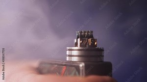 Vape Macro, Coil Change In Rda Atomizer For Vaping , E-Cigarette