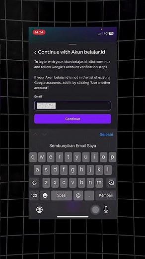 How to log in to Canva Edu using a belajar.id account