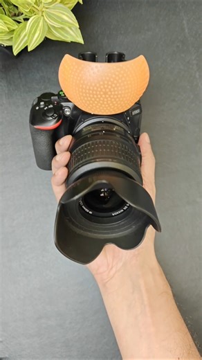 Flash diffuser on Dslr Camera 🔥📸 #shorts