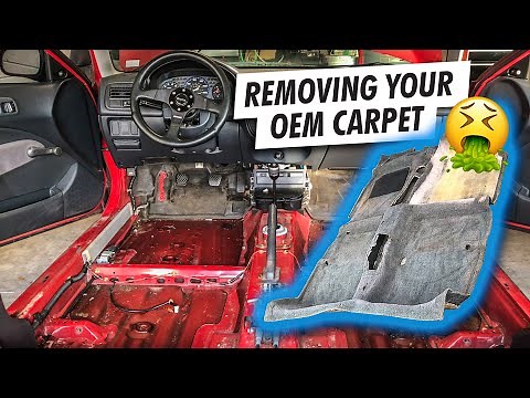 Interior Restoration Starts Now! | Civic Carpet Removal How To