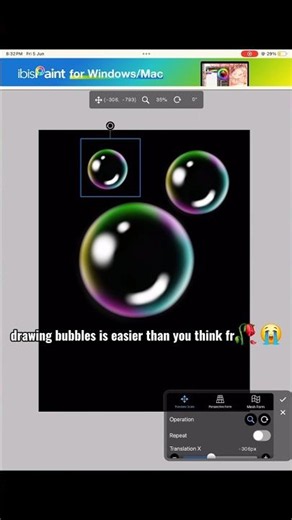 draw bubbles easily fr. #ibispaintx #digitalart #arttutorial #artist #art #illustration #drawing