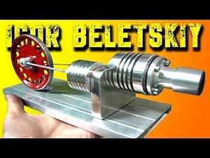 HOMEMADE STIRLING ENGINE ДВИГАТЕЛЬ СТИРЛИНГА САМОДЕЛЬНЫЙ СВОИМИ РУКАМИ