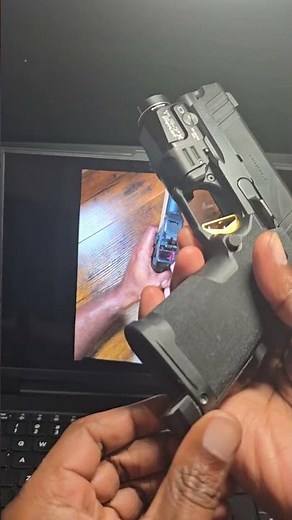 QVO Tactical CS Mainspring Housing Extension on the Prodigy 3.5