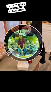 Magic mirror for Sublimation #sublimationblankscanada #sublimationnotebook #sublimation #sublimationdesign #sublimationtumbler | Craftera Westcoast Sublimation Blanks and Craft Supplies