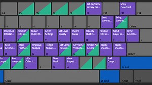 Feature Focus: New After Effects Keyboard Shortcut Map is Easy on the Eyes