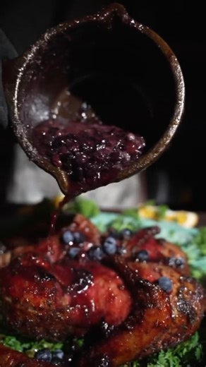 1.3K views · 13 reactions | Rotisserie Duck with Blueberry Chutney! 閭 Perfectly seasoned with a blend of spices and cooked to perfection using the ThermoPro Twin TempSpike. Insert the dual probes into the thickest portions of the duck and cook until it reaches 140°F, approximately 50 minutes.  :iron_fire_cooking #duck #duckrecipe #grilling #recipes #bbq #dinnerideas #easyrecipe #dinnertime | ThermoPro | Facebook
