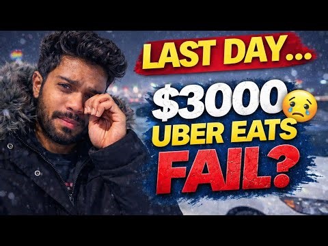 Last Day of $3000 Uber Eats Challenge… Did I Fail? 😢