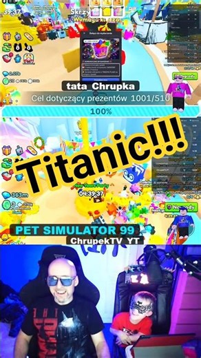 PET SIM 99 LIVE titanic!!!