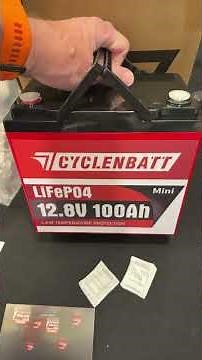 mini 12V 100Ah LiFePO4 Battery with Bluetooth 100A BMS