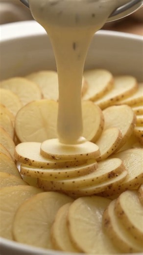 Creamy French Potato Gratin 🥔🔥 | Gratin Dauphinois #Cooking