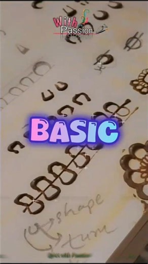 Basic Mehndi Design Tutorial | Learn Simple Mehndi Step by Step # basic #base #withpassion #mehndi