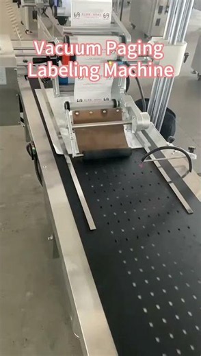 Vacuum Paging Labeling Machine | Automatic Flat Product Labeling Solution