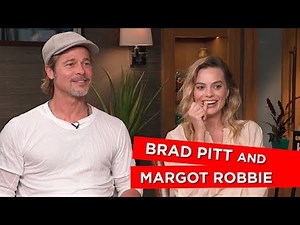 'It's uncomfortable at the urinal' Margot Robbie and Brad Pitt talk awkward fan encounters