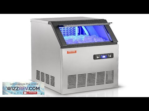 VEVOR Commercial Ice Maker 100 lbs 24H Ice Maker Machine 45 Ice Cubes