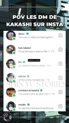 Kakashi sur Instagram : On a hacké ses messages privés !