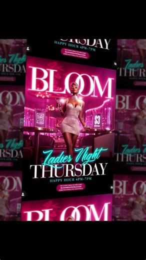 The perfect Ladies Night vibes are at@bloomsouthfield each and every Thursday!!! 💕✨🎵🍸 #fyp #ladiesnight #detroitnightlife #bloomsouthfield