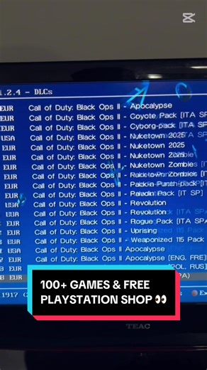 GET YOUR 100 GAMES PS3 TODAY 👀👀 #CapCut #güçlüsaçlargüçlüben #ps3 #gaming #fyp #fy #ps2 #creatorsearchinsights #videogames #moddedps3 #moddedps2 #nz #moddedps #moddedps3nz #moddedplaystation #newzealand #playstation3 #playstation2 #playstation #jailbrokenconsole #maori #