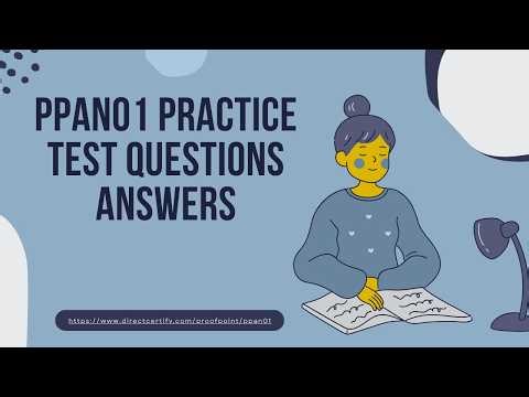 PPAN01 Practice Test Questions Answers
