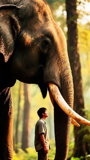 Human vs Elephant 😱 #shorts #blacklion