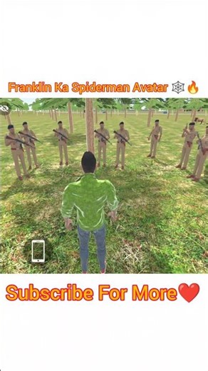 Franklin transforms into a Spiderman character indian theft auto #indiantheftauto #gta #gta5