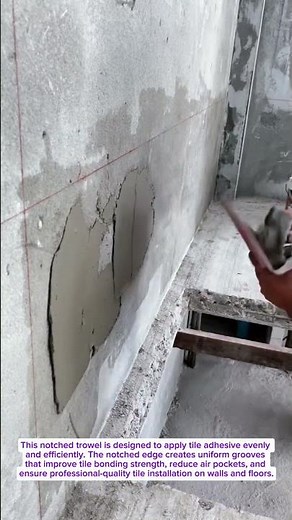 Professional Tile Installation Using Notched Trowel | Perfect Adhesive Technique