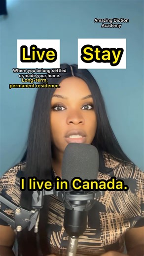 Difference between to live in and to Stay in a place. #English #amazingdiction #vocabulary #grammar | Precious Chibuzor Eke