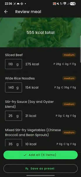 ah, se me olvidó actualizar sobre estola app ya la tengo, funciona perfectamente y está hecha a mi gusto. El proceso me ha hecho repensar hacia donde nos dirigimos en el mundo del software, pero más sobre eso al finalAl grano:- No he programado en Android en mi p vida, pero algo de programación sé, y bastante de como controlar agentes de LLMMe he hecho una app de nutrición con las features que a mí me interesan a partir de una app open source ya existente. Lo que he añadido:SISTEMA DE LOGGEO FRI