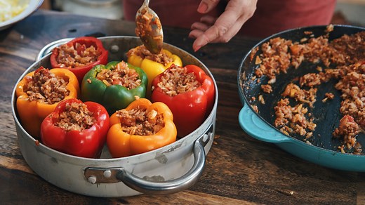 The Best Way To Prep Peppers Before Stuffing Them - Tasting Table