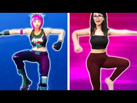 FORTNITE DANCES IN REAL LIFE CHALLENGE