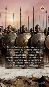 The Greek phalanx created a human wall that protected Western civilization for centuries. #history #ancient #military | Historical Marvels