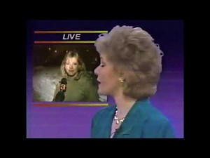 KYW Channel 3 Eyewitness News Nightcast - SEPTA P&W crash - January 26, 1987