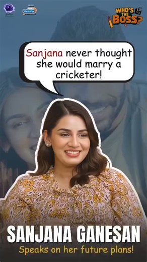 Who's The Boss? | Sanjana Bumrah reveals how life turned from her own dreams to a love story she never imagined! ( Sanjana Ganesan, Jasprit Bumrah, Sanjana... | Instagram