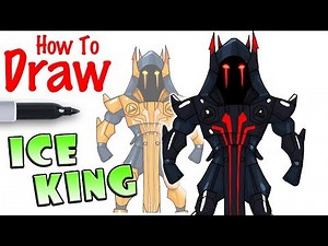 How to Draw the Ice King | Fortnite