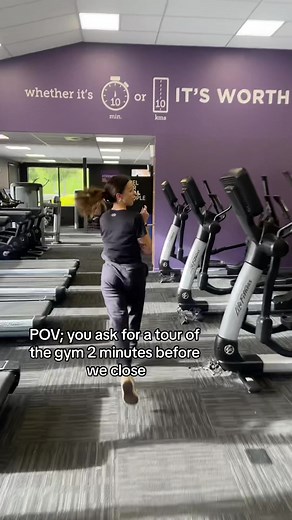 Speed run 🏃🏽‍♂️💨 @Jesyca Hall #anytimefitness #nz #gym #relatable