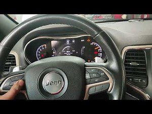 How to reset the engine oil light on the Jeep Grand Cherokee