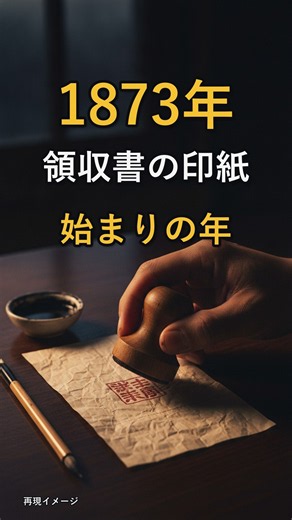 領収書の印紙、始まりは1873年 ― 税負担を広げる工夫 #Shorts