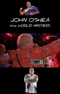 67K views · 595 reactions | CORKS JOHN O'SHEA MAKES HISTORY ☘️ 4 years ago today John "The Joker" O Shea PDC dart Player made history by becoming the first Irish man to win the prestigious World Masters. The Knocknaheeny star now playing in the PDC joined a list of greats including Phil Taylor, Eric Bristow, John Lowe and Raymond Van Barneveld. | SportsMatters | Facebook