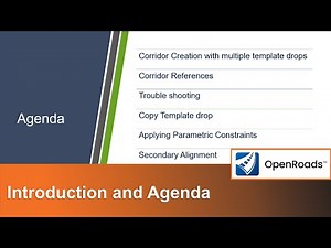 Tips for Corridor Modeling 01: Introduction and Agenda