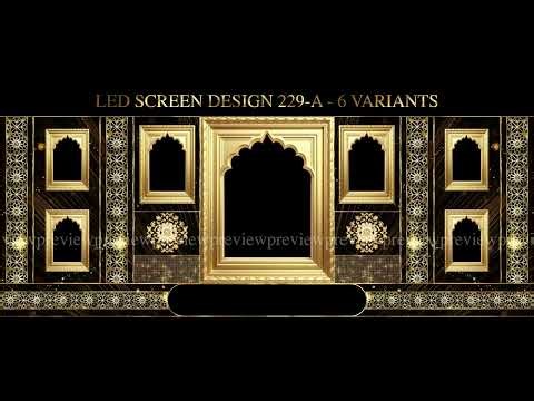 514. Led Screen Design 229 - A - 6 Variants