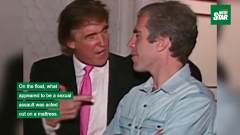 Controversial 'Epstein files' float steals the show at St. Patrick's parade