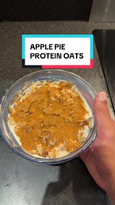 High Protein Apple Pie Oats Recipe