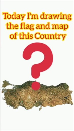 Drawing the Flag and Map of 🇹🇷🇹🇷🇹🇷