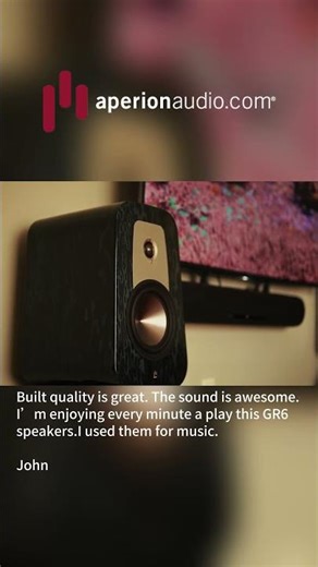 I’m enjoying every minute a play this GR6 speakers!