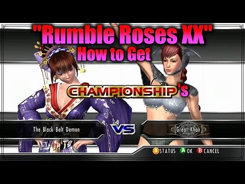 Rumble Roses XX How to Get Championships in 2022