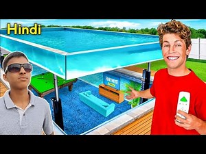 I Built 50 Secret Rooms That Wouldn't Find! In Hindi