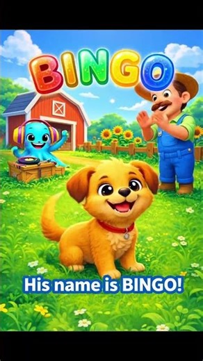 BINGO Song 🐶 | B-I-N-G-O Nursery Rhyme for Kids | Learn to Spell BINGO!