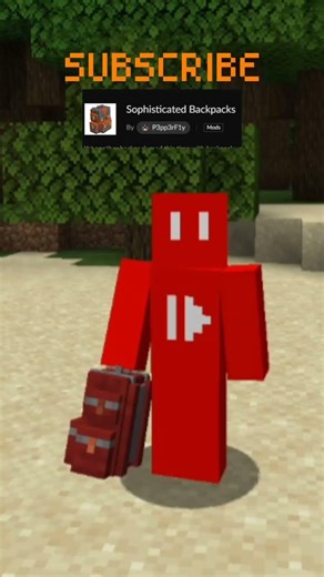 Backpack Mod in minecraft