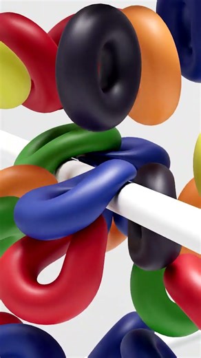 When Gravity Turns ON 🔵🔴🟢 #cinema4d #relaxing #animation #physics #gaming #simulation #3danimation