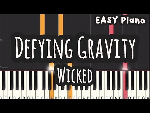 Wicked - Defying Gravity (Easy Piano, Piano Tutorial) Sheet