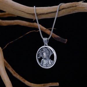 Virgo Zodiac Sign Necklace: the Maiden Statement Pendant, Silver Horoscope Necklace, Astrology Jewelry - Etsy